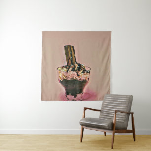 Tenture Crème glacée aux fraises