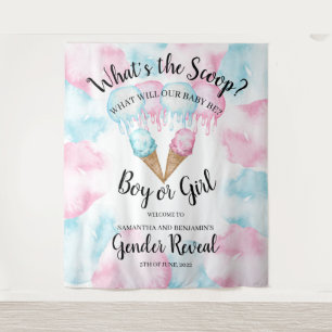 Tenture Crème glacée genre révéler la goutte arrière. tapi