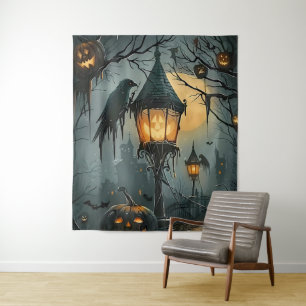 Tenture Creux Hanté – Nuit d'Halloween