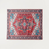 Tenture Crimson Heirloom : Patrimoine marocain Rug Art (Devant (Horizontal))