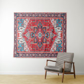 Tenture Crimson Heirloom : Patrimoine marocain Rug Art (En situation (horizontale))
