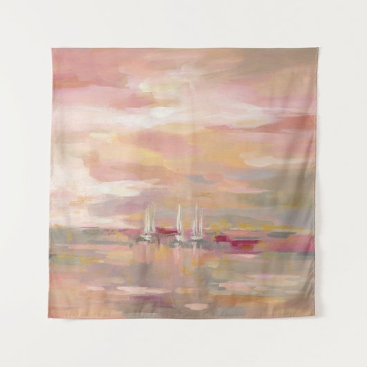 Tenture Crimson Waves (Devant (Horizontal))