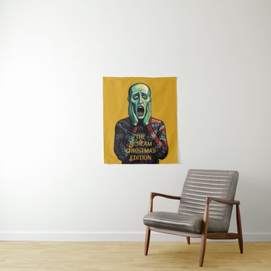 Tenture Crise de Noël - Edvard Munch Sweatshirt de Saison (En situation)