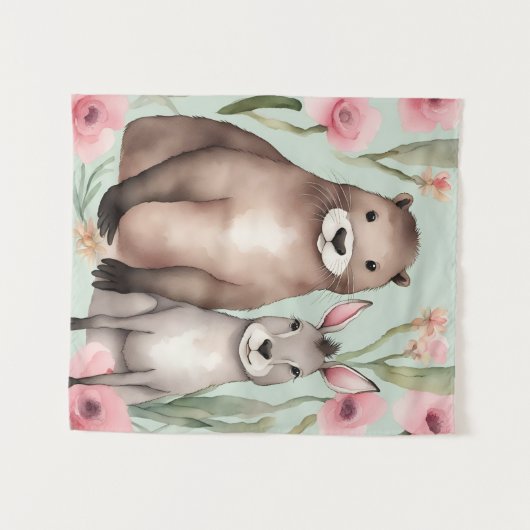 Tenture Critères d'Imaginaire mignons (Devant (Horizontal))