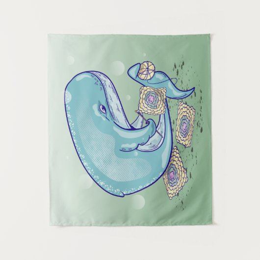 Tenture Crochet aux baleines (Devant)