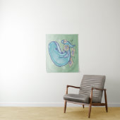 Tenture Crochet aux baleines (En situation)