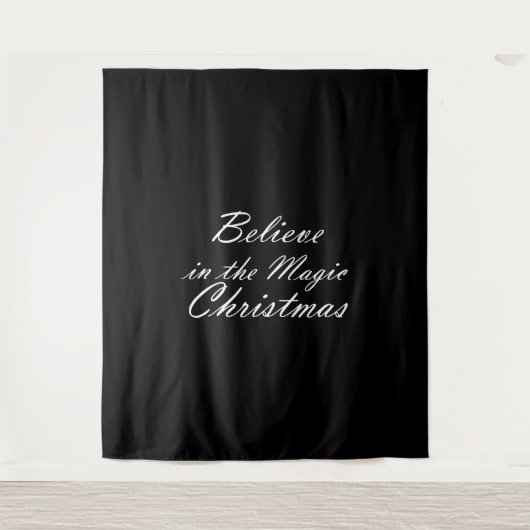Tenture Croire à la magie de Noël (Devant)