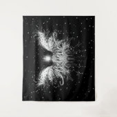 Tenture Croire Fairy Starlight Imaginaire noir (Devant)