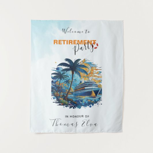 Tenture Croisière à la retraite, Retour (Devant)