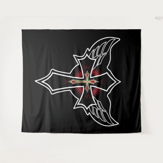 Tenture Croix chrétienne (Devant (Horizontal))