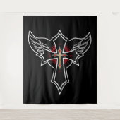 Tenture Croix chrétienne (Devant)