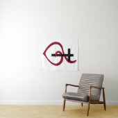 Tenture Croix chrétienne simple (En situation (horizontale))