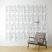 Tenture Croix d'argent de la Sainte Communion Étape et rép (En situation (horizontale))