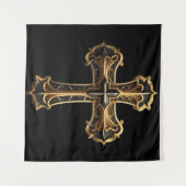 Tenture Croix du Christ d'or 2 (Devant (Horizontal))