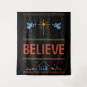 Tenture CROYEZ Chandail de Noël Christian Dieu Jésus (Devant)