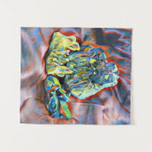 Tenture Crystal Gemstone Rocks Art Abstrait coloré (Devant (Horizontal))