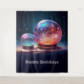 Tenture Crystal Snowballs Holiday Backdrop (Devant)