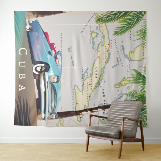 Tenture Cuba (En situation (horizontale))