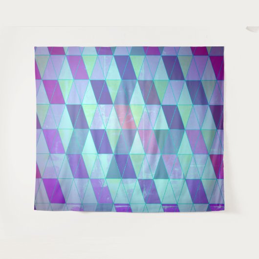 Tenture Cubes en triangles Motif géométrique (Devant (Horizontal))