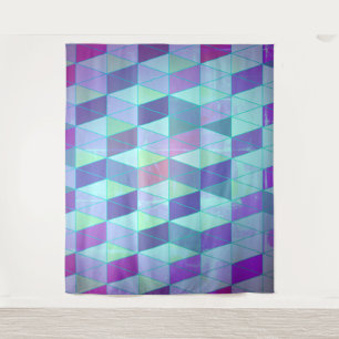 Tenture Cubes en triangles Motif géométrique