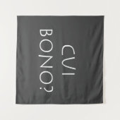 Tenture Cui bono (Devant (Horizontal))