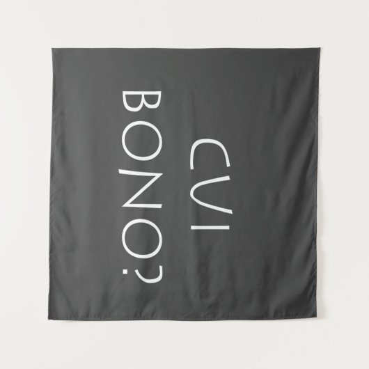 Tenture Cui bono (Devant (Horizontal))