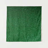 Tenture Cuir avec motif abstrait en vert. Abst (Devant (Horizontal))