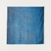 Tenture Cuir bleu classique texture arrière - plan closeup (Devant (Horizontal))