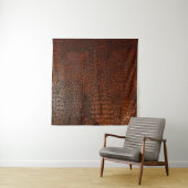 Tenture cuir Brown textureleather, abstrait, antique, , ba (En situation)
