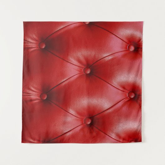 Tenture Cuir rouge : Motif d'élévation. (Devant (Horizontal))