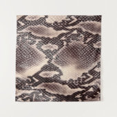 Tenture Cuir serpent : texture brune transparente (Devant (Horizontal))