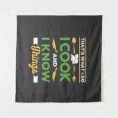 Tenture Cuisine amusante (Devant (Horizontal))