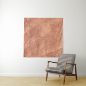 Tenture Cuivre brossé, texture métallique. (En situation (horizontale))