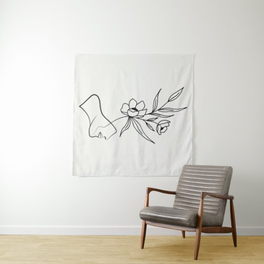 Tenture Cultiver un plante (En situation (horizontale))