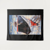 TENTURE CUNARD OCEAN LINER AQUITANIA (Devant (Horizontal))