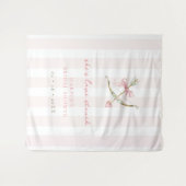 Tenture Cupid Arrow Love Struck Bridal Shower Welcome (Devant (Horizontal))