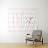 Tenture Cupid Arrow Love Struck Bridal Shower Welcome (En situation (horizontale))