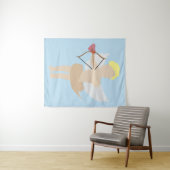 Tenture Cupidon (En situation (horizontale))