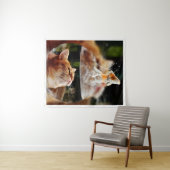 Tenture Curiosity in a Fishbowl – The Cat’s Dream (En situation (horizontale))