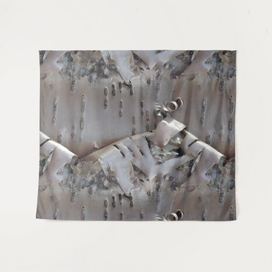 Tenture Curly Birch Bark Tree Rustic (Devant (Horizontal))