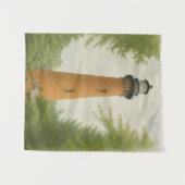 Tenture Currituck Beach Lighthouse Watercolor (Devant (Horizontal))
