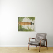 Tenture Currituck Beach Lighthouse Watercolor (En situation (horizontale))