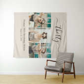 Tenture Custom 3 Photo Joyeux 30e anniversaire (En situation (horizontale))