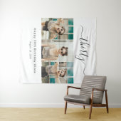 Tenture Custom 3 Photo Joyeux 30e anniversaire (En situation (horizontale))