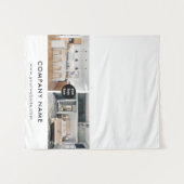 Tenture Custom Business Table Runner Banner Real Estate (Devant (Horizontal))