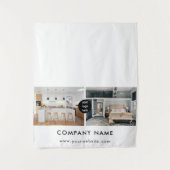 Tenture Custom Business Table Runner Banner Real Estate (Devant)