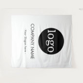 Tenture Custom Company business Logo Backdrop For Events (Devant (Horizontal))