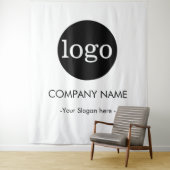Tenture Custom Company business Logo Backdrop For Events (En situation)