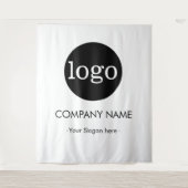 Tenture Custom Company business Logo Backdrop For Events (Devant)