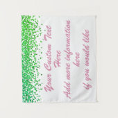Tenture Custom Green Backdrop Anniversary Party Photo Prop (Devant)